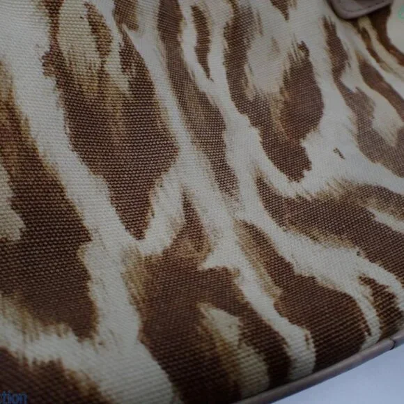 Christian dior canvas Handbag Leopard Print - Picture 7 of 10